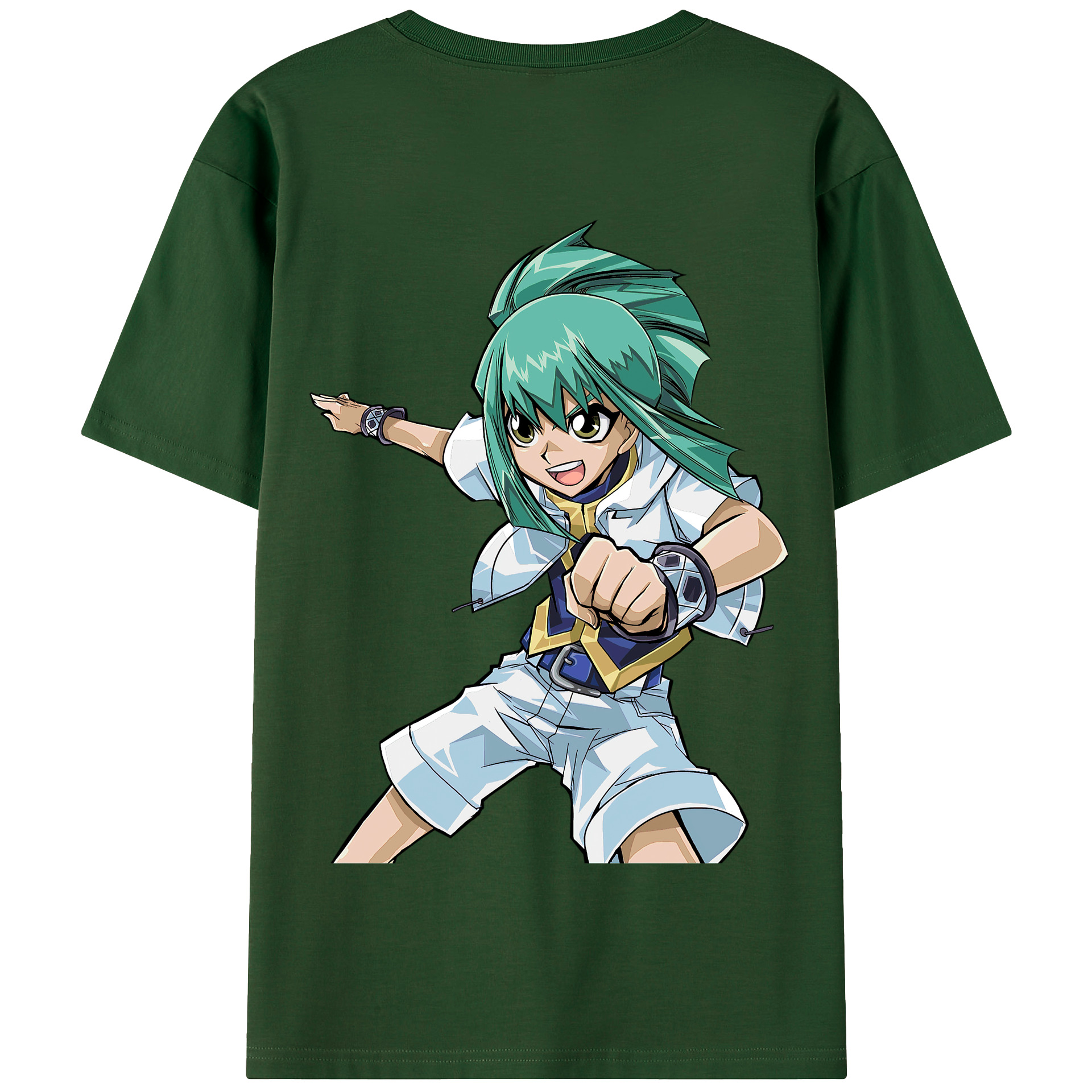 （画像用） 遊☆戯☆王 Yu-Gi-Oh! 綿100％半袖Tシャツ（背面プリント）